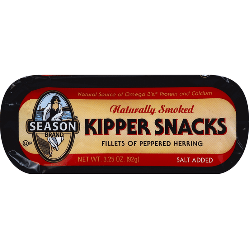 Season Kipper Snacks Fillets of Peppered Herring (3.25 oz) Instacart
