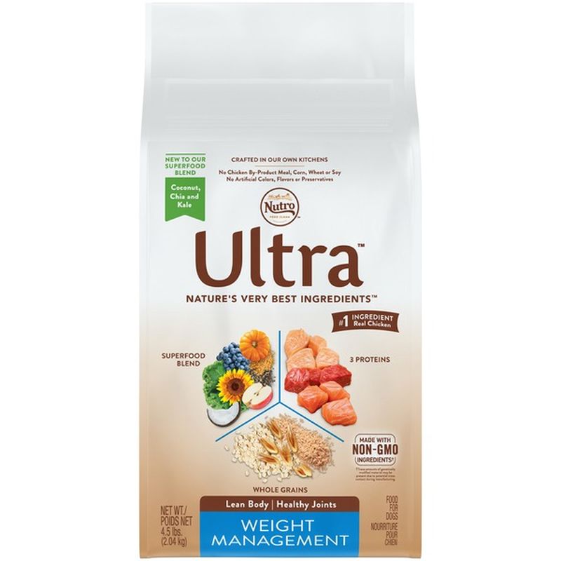 nutro ultra dog food weight management