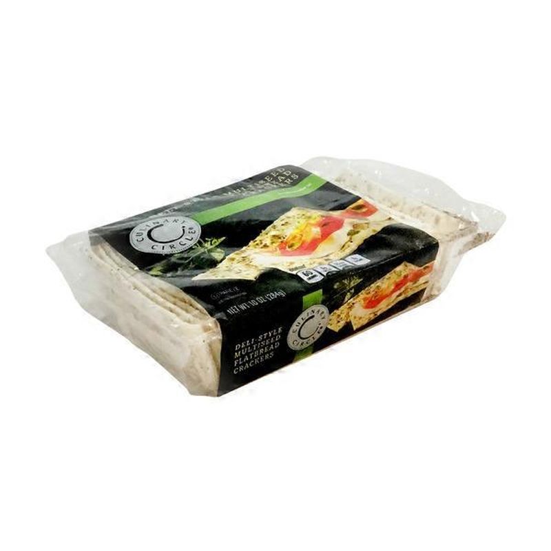 Culinary Circle Deli-Style Multiseed Flatbread Crackers (10 Oz) - Instacart