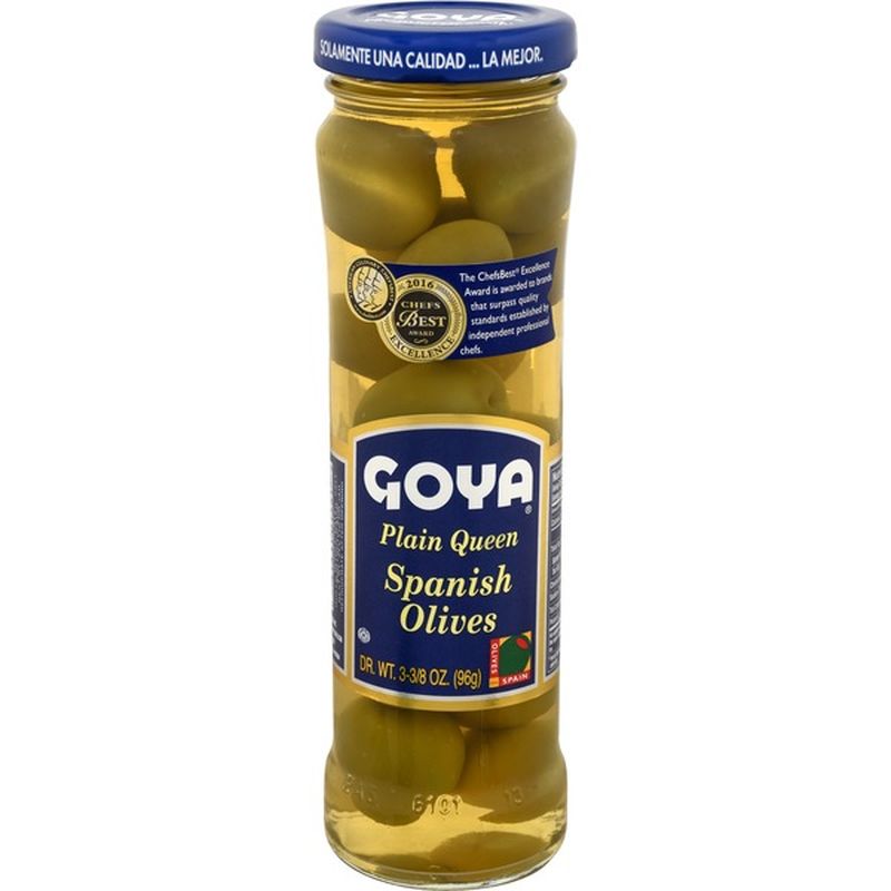 Goya Plain Queen Jumbo Spanish Olives (3.375 oz) Instacart