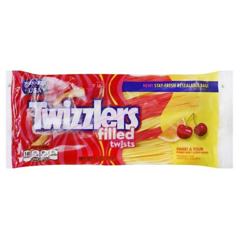 Twizzlers Candy, Sweet & Sour, Twists (11 oz) from Publix Instacart