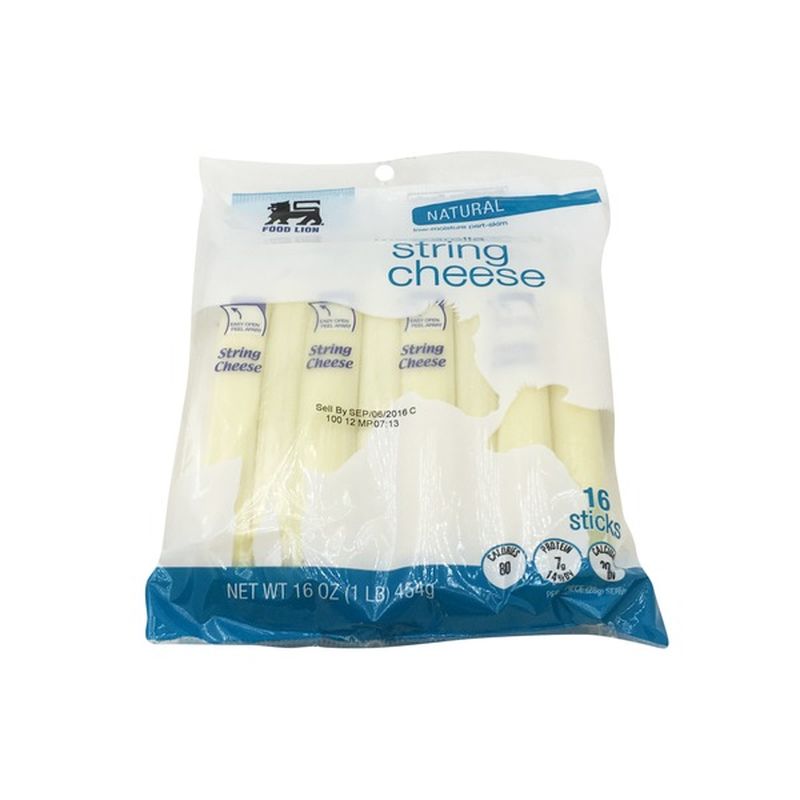 Food Lion Cheese, String, Regular, Bag (16 oz) - Instacart