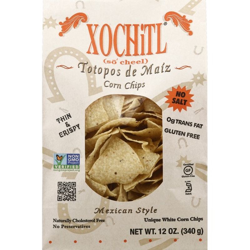 Xochitl Corn Chips, White, Mexican Style (12 oz) - Instacart