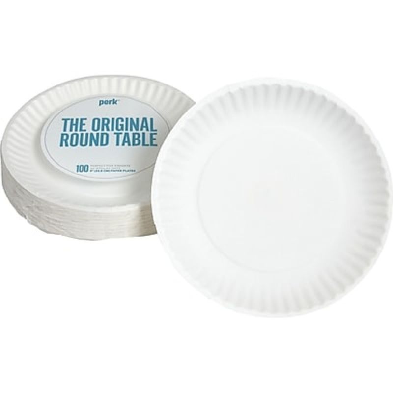 Sun Harvest 9" Uncoated Paper Plates (100 ct) Instacart