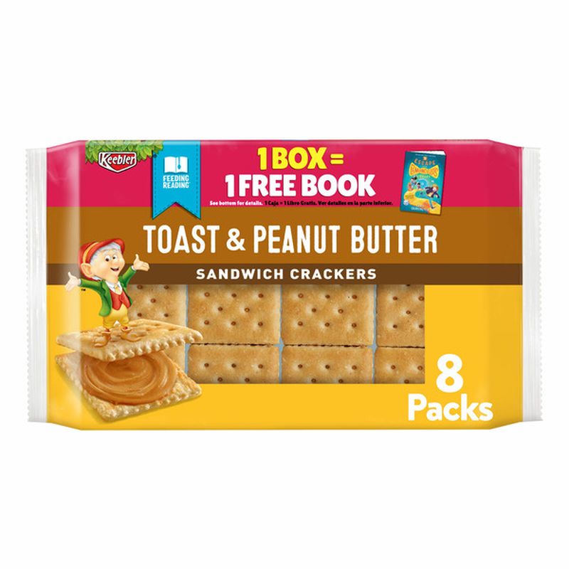 Kellogg's Keebler Sandwich Crackers, Single Serve Snack Crackers
