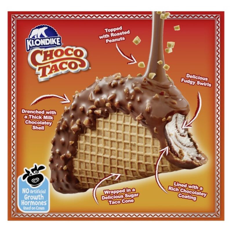 Klondike Ice Cream Tacos Vanilla (3.5 fl oz) Instacart