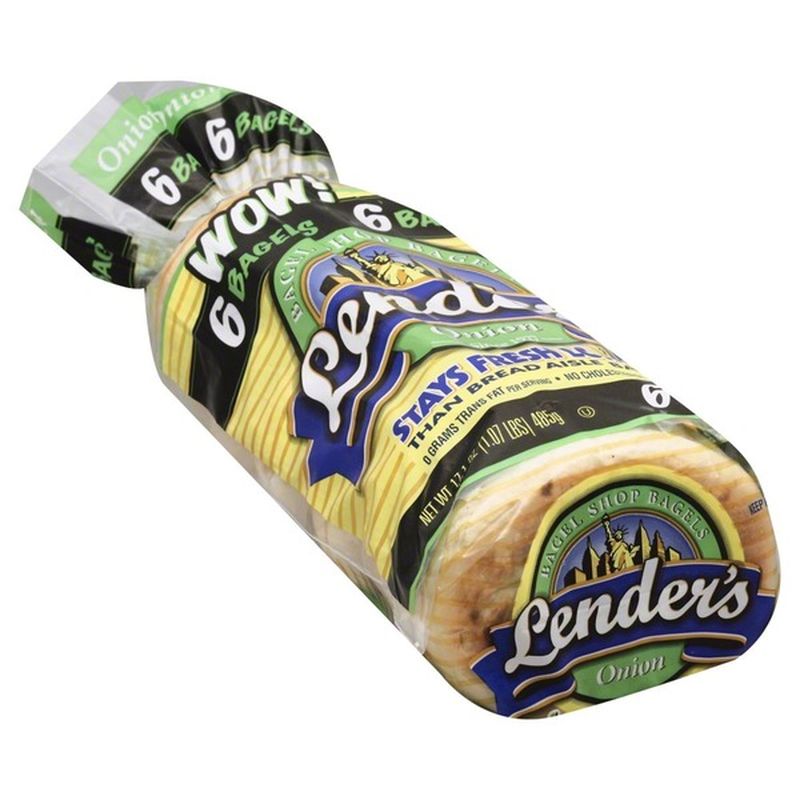 Lender's Refrigerated Onion Bagels (17.1 oz) Instacart