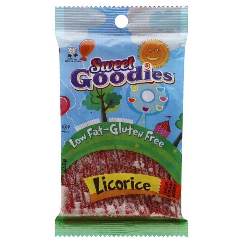 Sweet Goodies Licorice, Sour Strawberry (3 oz) Instacart