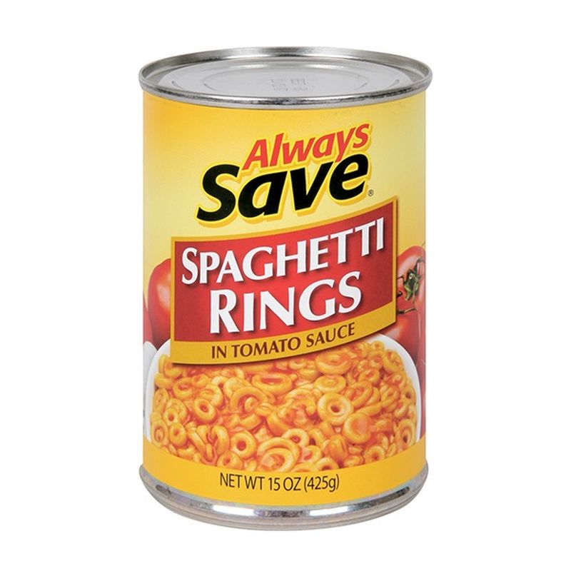 Always Save Spaghetti Rings Pasta In Tomato Sauce (each) Instacart