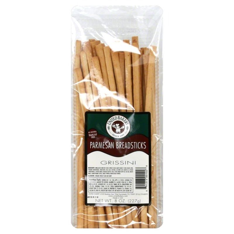 United Bakery Breadsticks, Parmesan (8 oz) Instacart