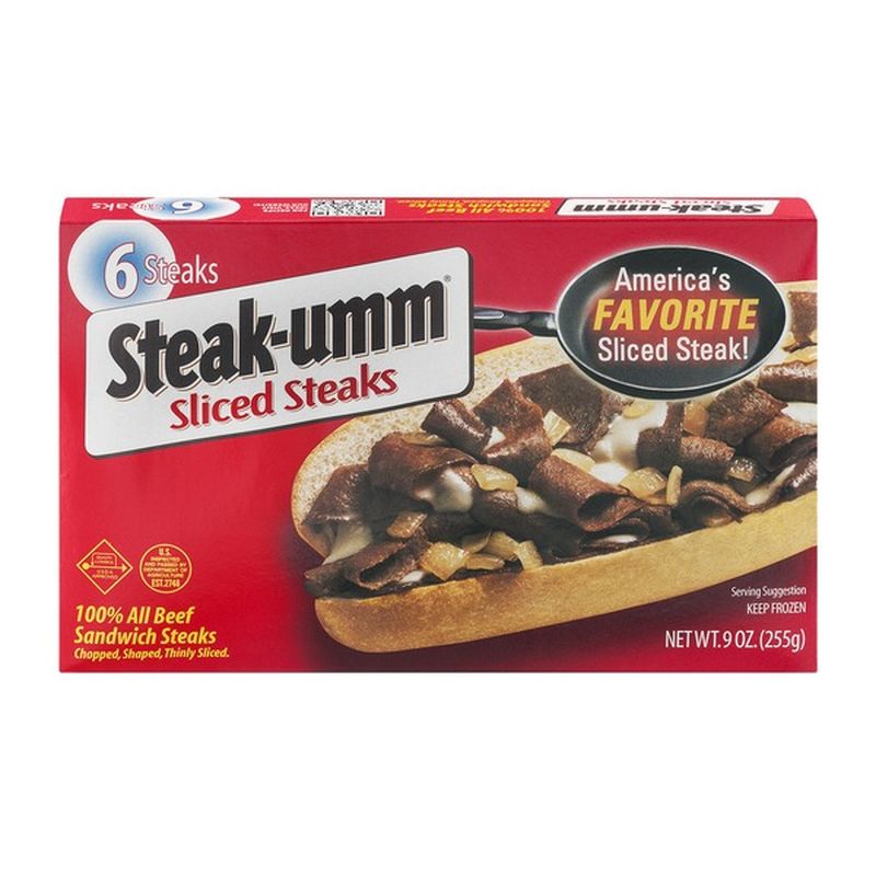 Steakumm Steak, Sliced (9 oz) Instacart