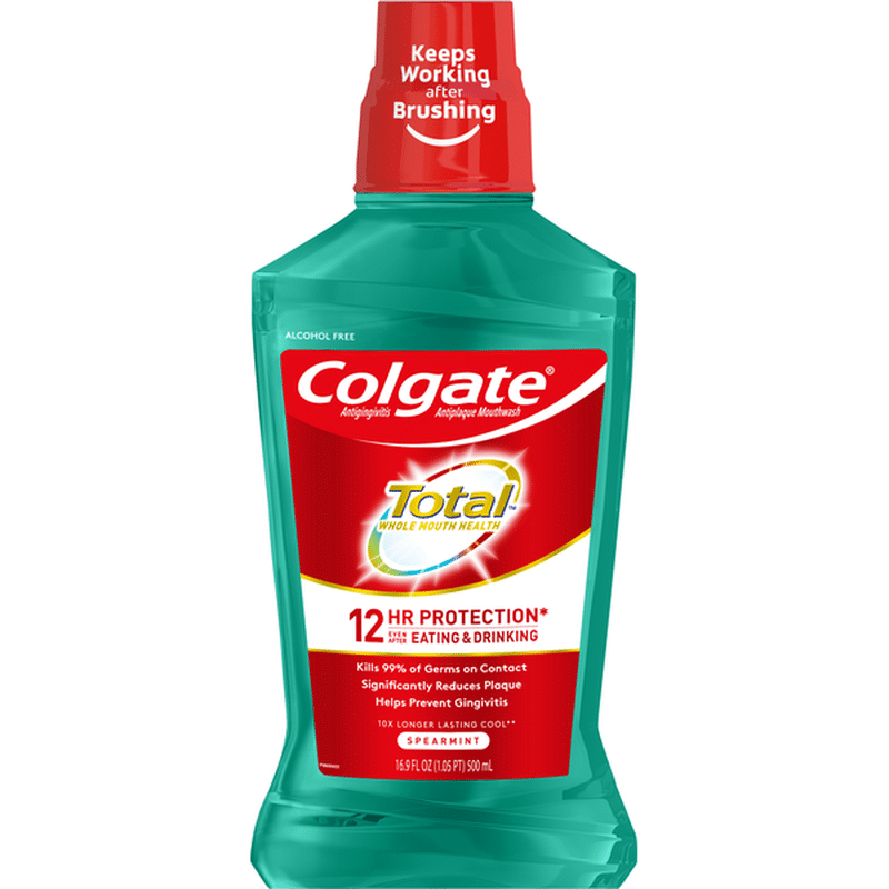 Colgate Mouthwash, Spearmint (16.9 fl oz) Delivery or Pickup Near Me Instacart