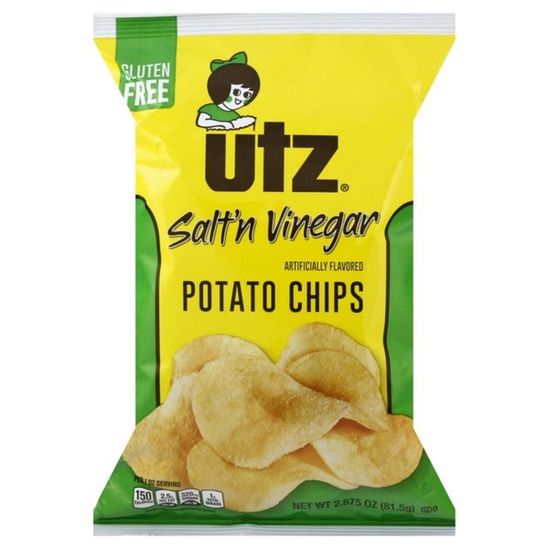 Utz Salt N Vinegar Potato Chips 2 875 Oz Instacart