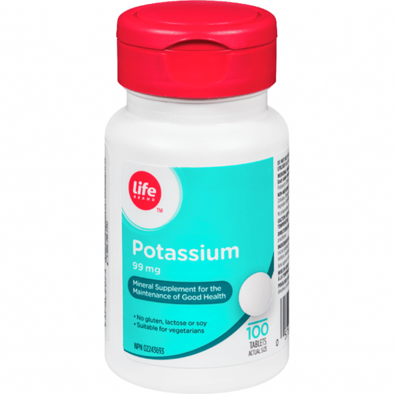 Life Brand 99mg Potassium Tablets 100 Ct Instacart