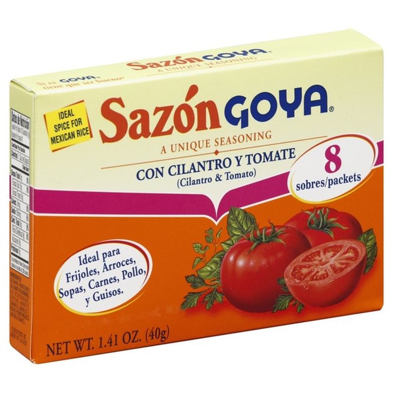 Goya Sazón Seasoning with Cilantro & Tomato (1.41 oz) Instacart