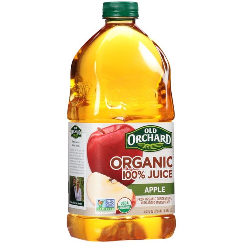 Old Orchard Organic 100 Apple Juice (64 fl oz) from JewelOsco Instacart
