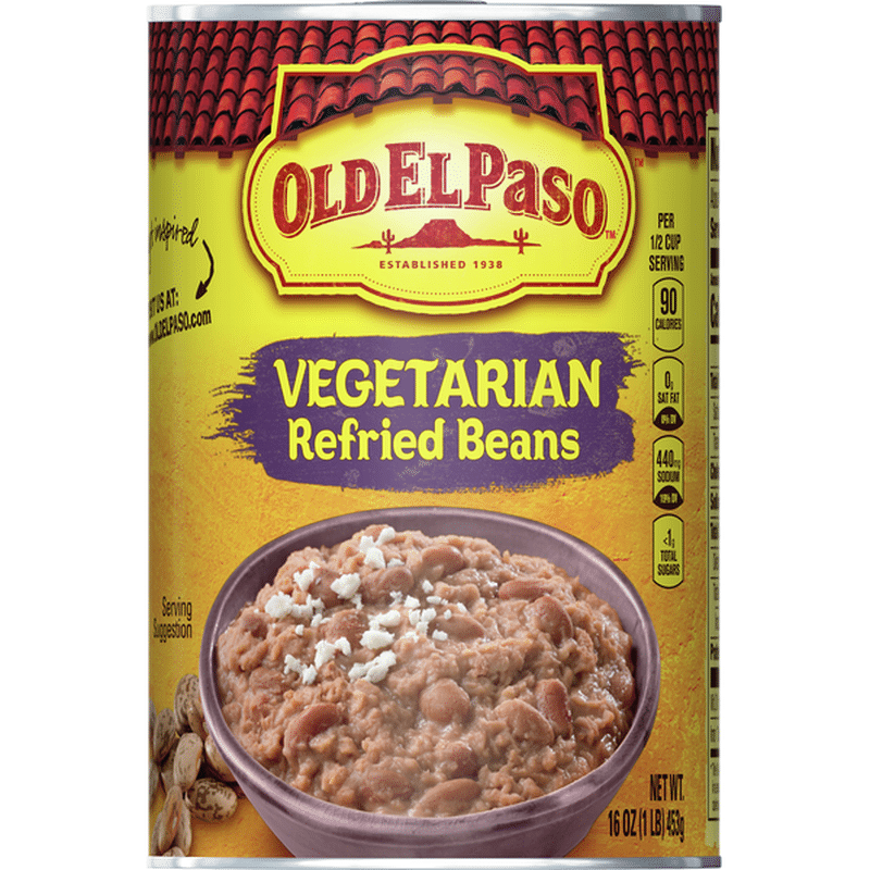 Old El Paso Refried Beans, Vegetarian (16 oz) Instacart