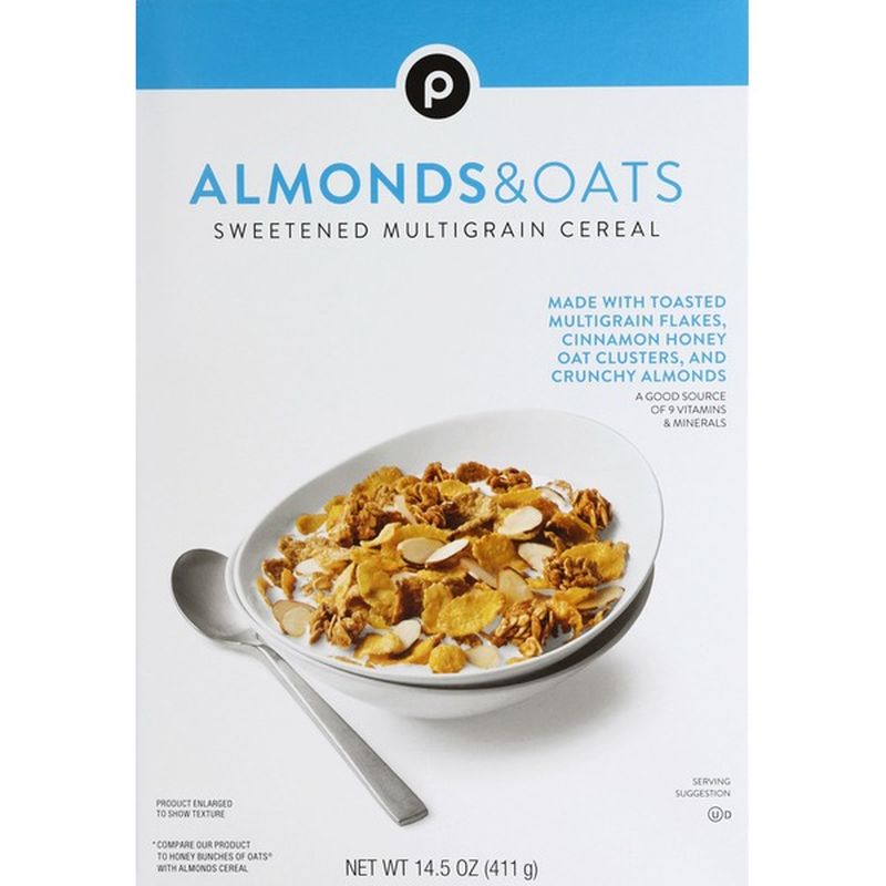 Publix Cereal, Almonds & Oats (14.5 oz) Instacart