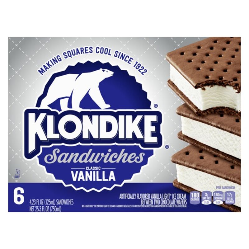 Klondike Ice Cream Sandwich Vanilla