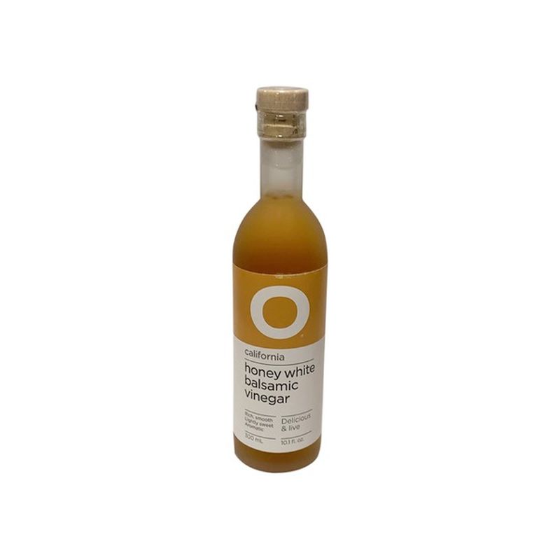 O Olive Oil & Vinegar Balsamic Vinegar, Honey White, California (300 ml