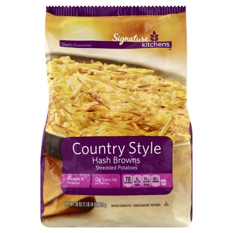 Signature Kitchens Country Style Hash Brown Shredded Potatoes (30 oz