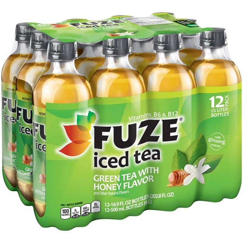 Fuze Iced Tea Honey & Ginseng Green Tea (16.9 fl oz) Instacart