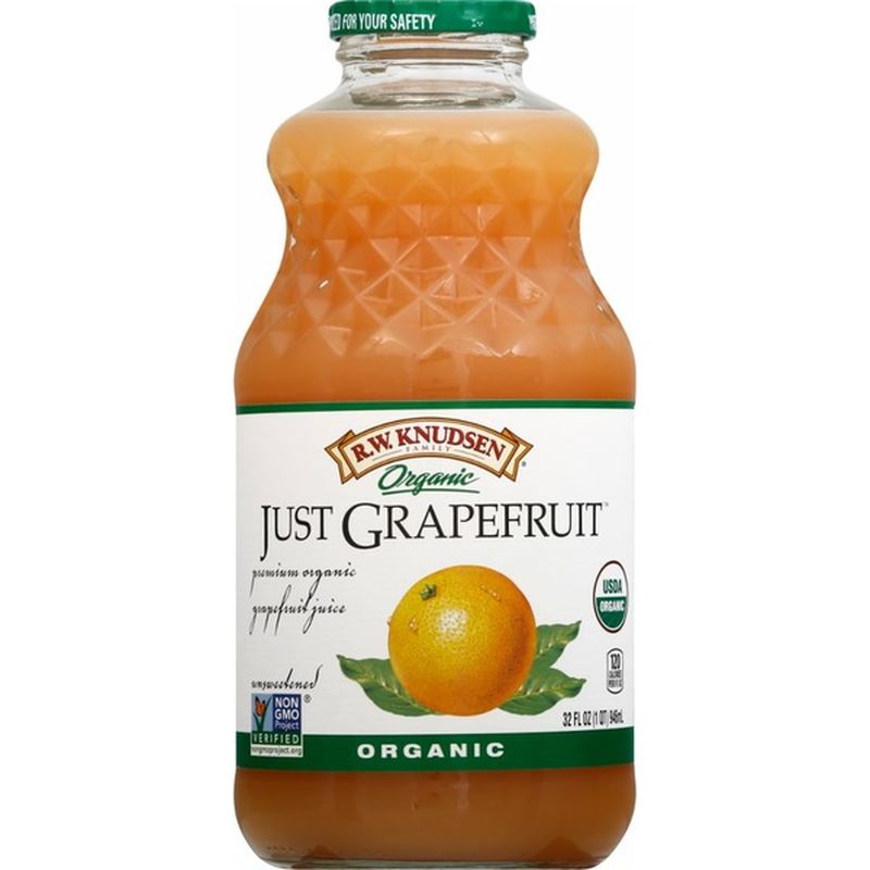 RW Knudsen Juice, Organic, Just Grapefruit, Unsweetened (32 oz) from
