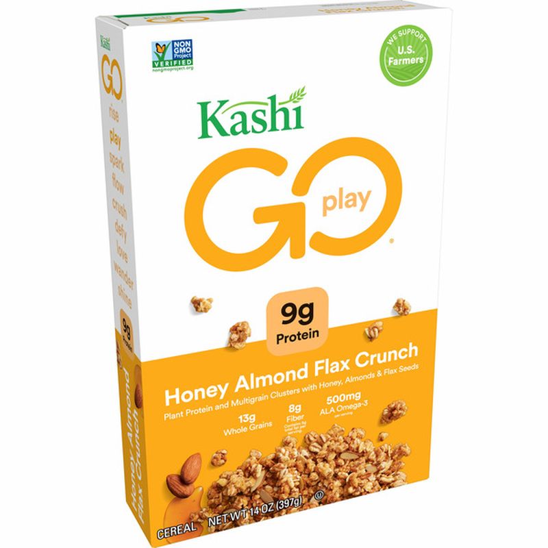 Kellogg's Kashi GO Breakfast Cereal, Vegetarian Protein, Fiber Cereal