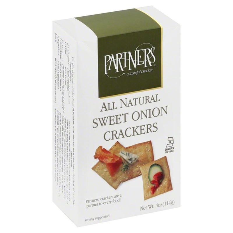 Partners Crackers, Sweet Onion (4 oz) Instacart