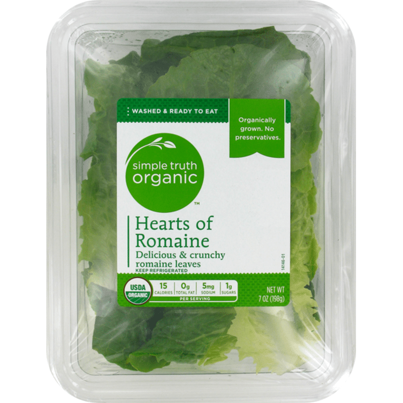 Simple Truth Organic Organic Hearts of Romaine Lettuce (7 oz) from Fry