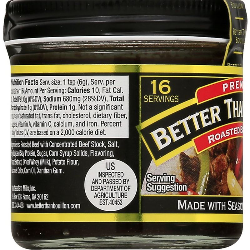 Better Than Bouillon Beef Base, Premium, Roasted (3.5 oz) Instacart