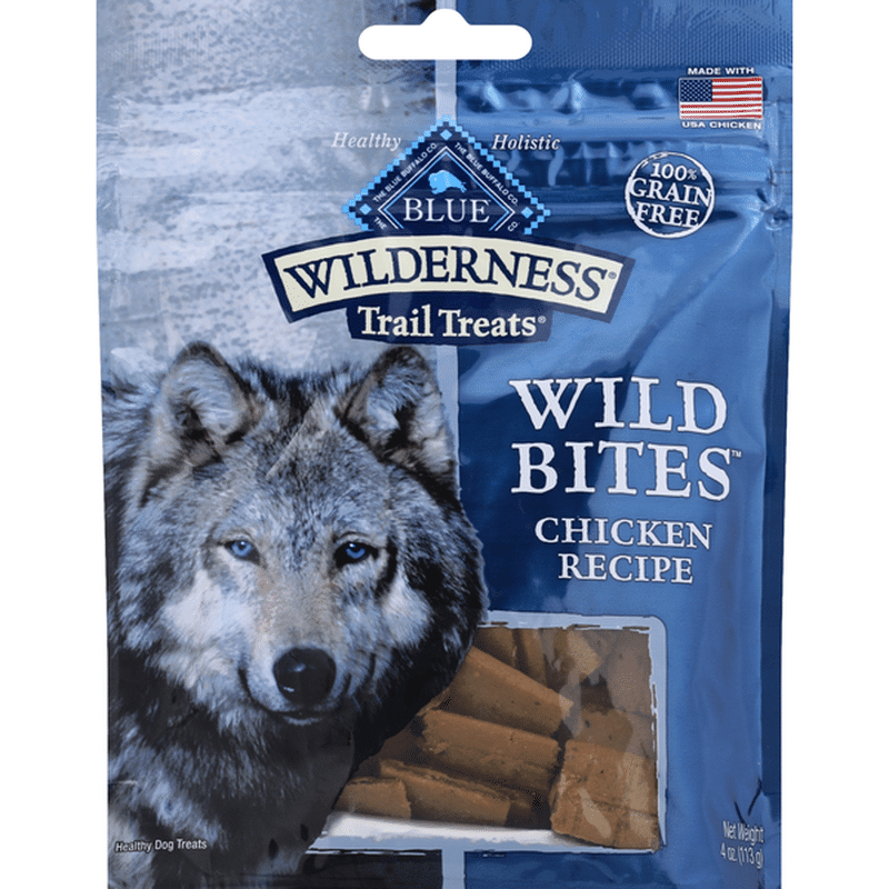 Blue Dog Treats, Healthy, Chicken Recipe, Wild Bites (4 oz) from Petco