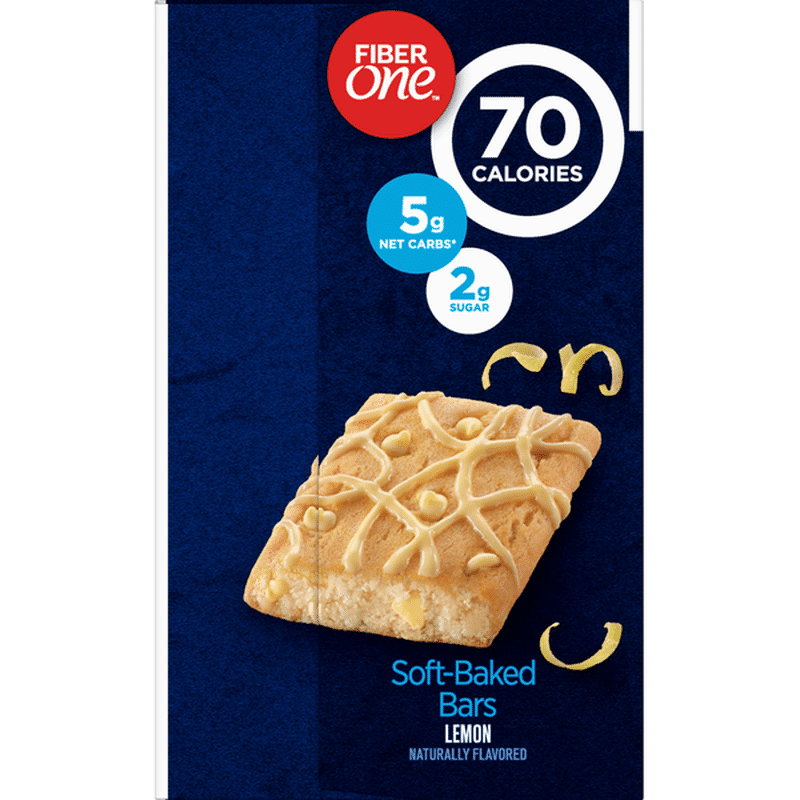 Fiber One SoftBaked Bars, Lemon, Value Pack (12 each) Instacart