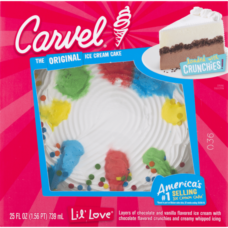 Carvel Ice Cream Cake Lil Love 25 Fl Oz Instacart