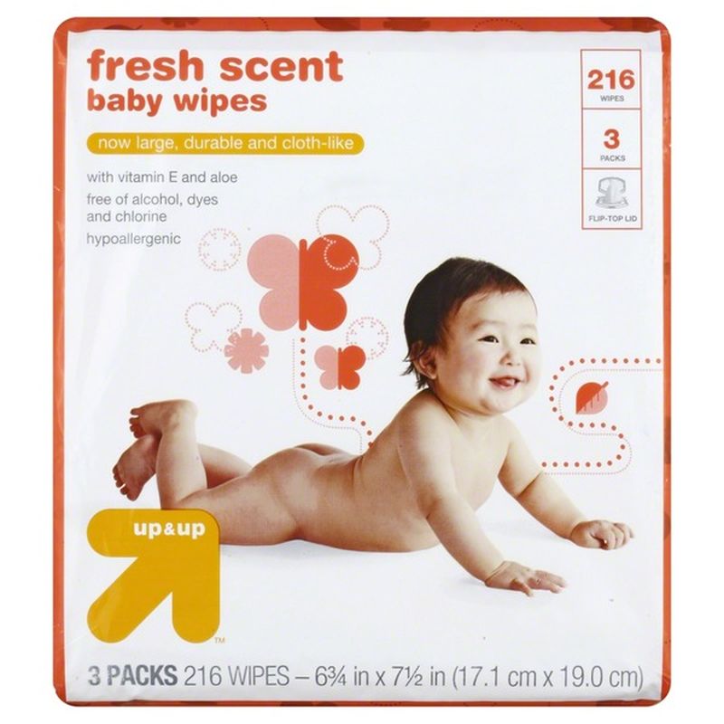 up and up fragrance free baby wipes