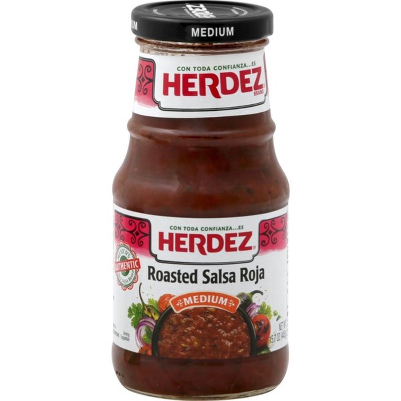 Herdez Medium Roasted Salsa Roja (446 g) from HEB Instacart