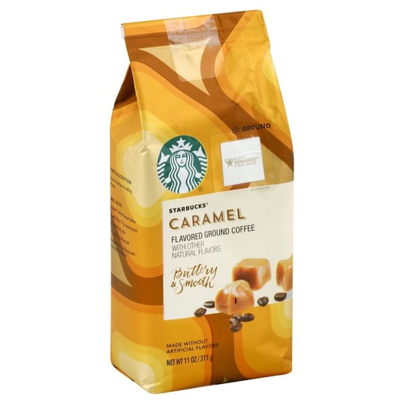 Starbucks Caramel Flavored Ground Coffee (11 oz) Instacart