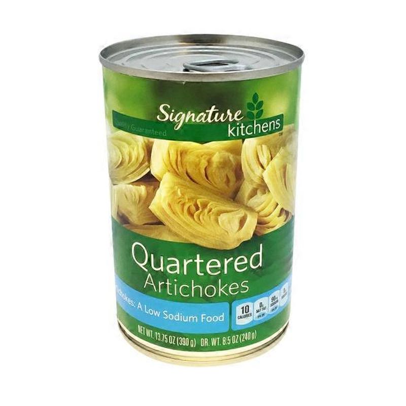 Signature Select Quartered Artichoke Hearts In Brine (13.75 oz) Instacart