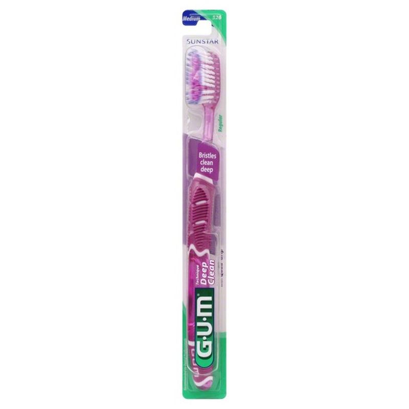 GUM Toothbrush, Medium/Regular 526 (1 ct) Instacart