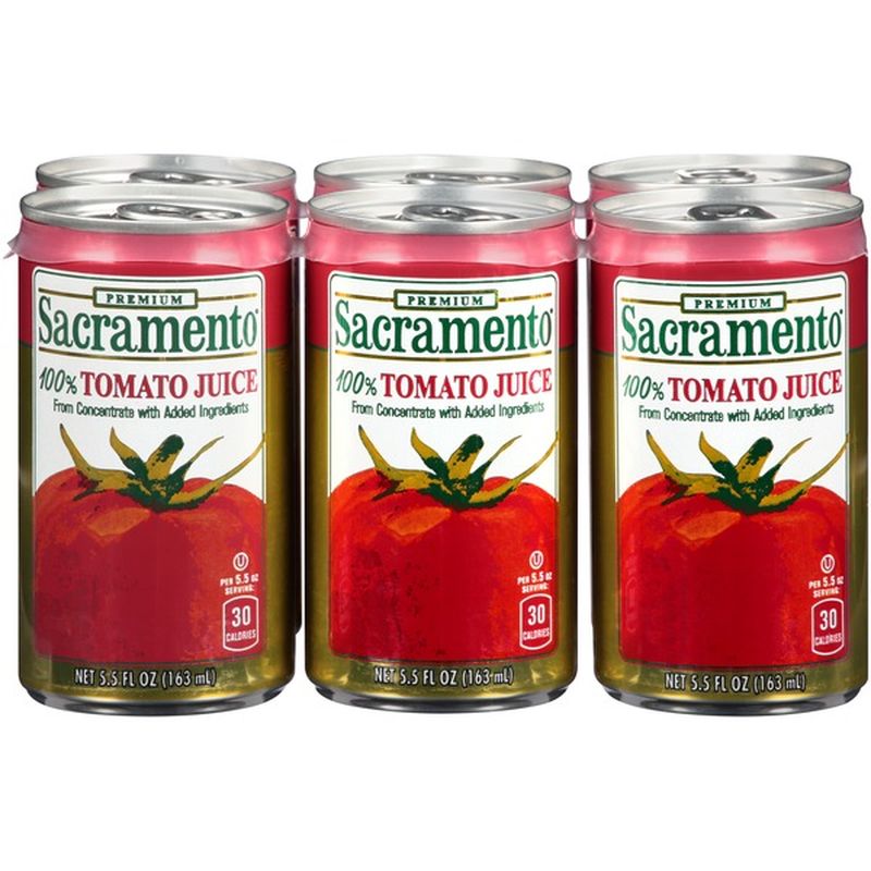 Sacramento 100 Tomato Juice (5.5 oz) Instacart