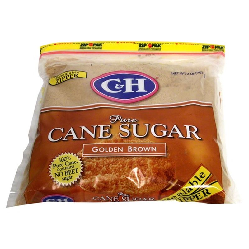 C&h Pure Cane Sugar Golden Brown Sugar (2 lb) from Fry's - Instacart