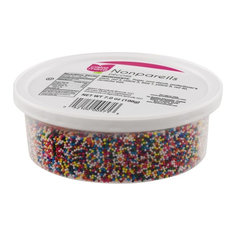 Cake Mate Sprinkles, Rainbow Nonpareils (7 oz) Instacart