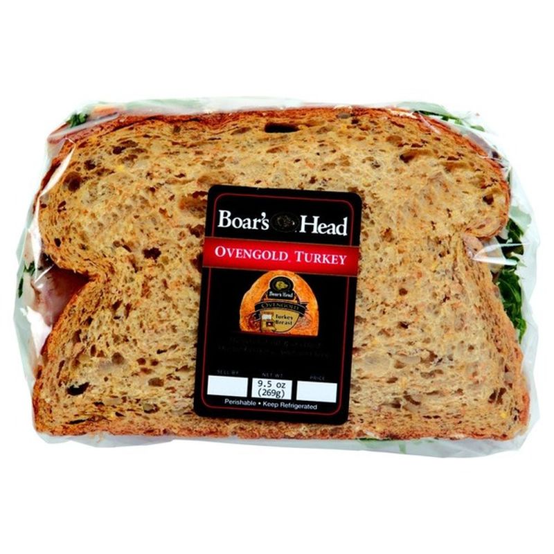 Boar's Head Oven Gold Turkey Sandwich (9.5 oz) from Kroger Instacart
