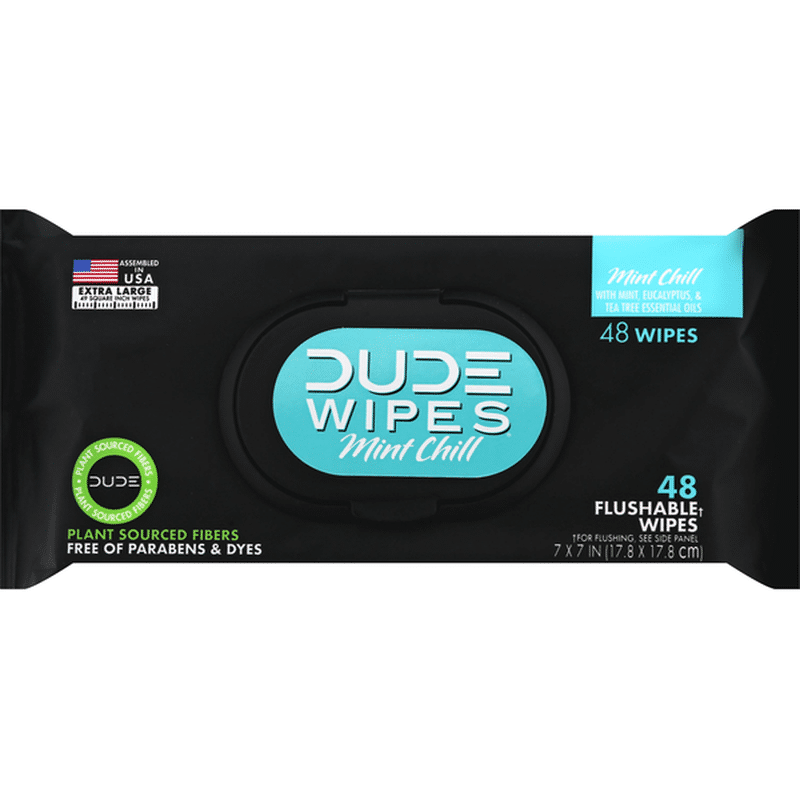 large flushable wipes for adults
