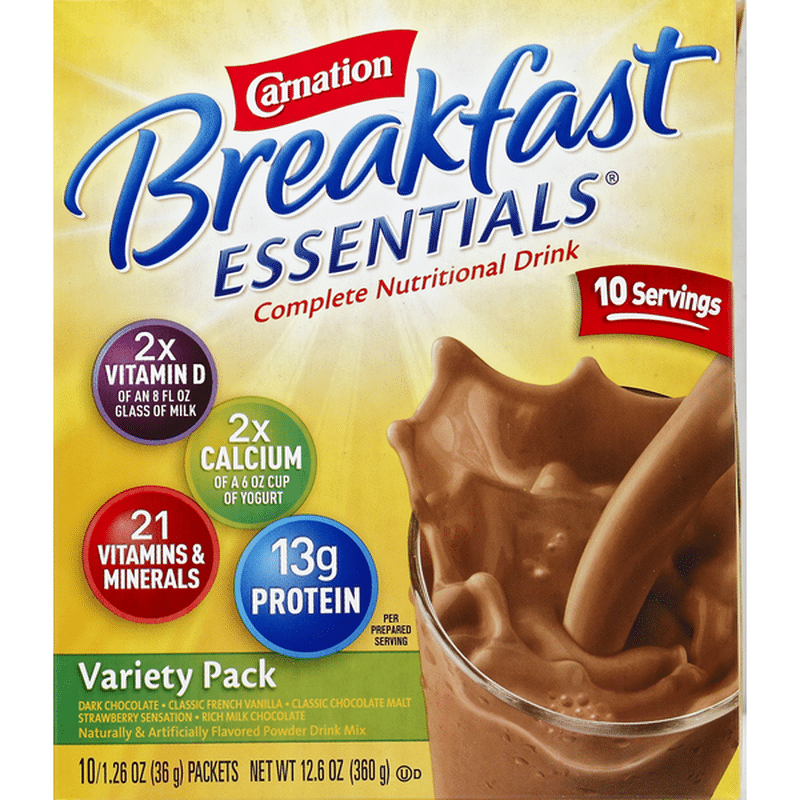 CARNATION Nutritional Drink, Complete, Variety Pack (12.6 fl oz