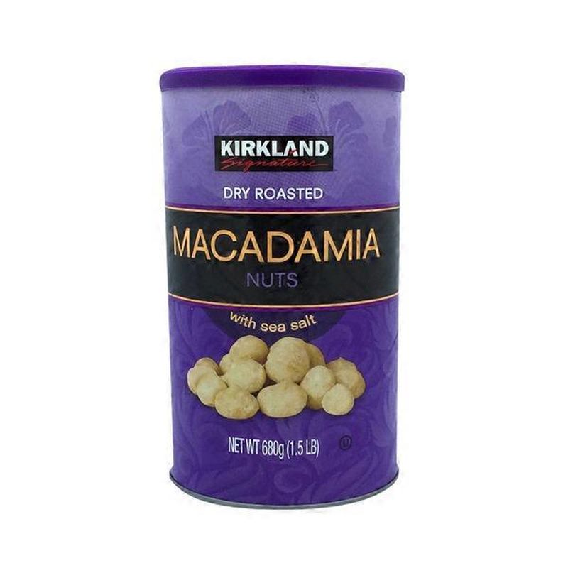 Kirkland Signature Dry Roasted Macadamia Nuts with Sea Salt (1.5 lb