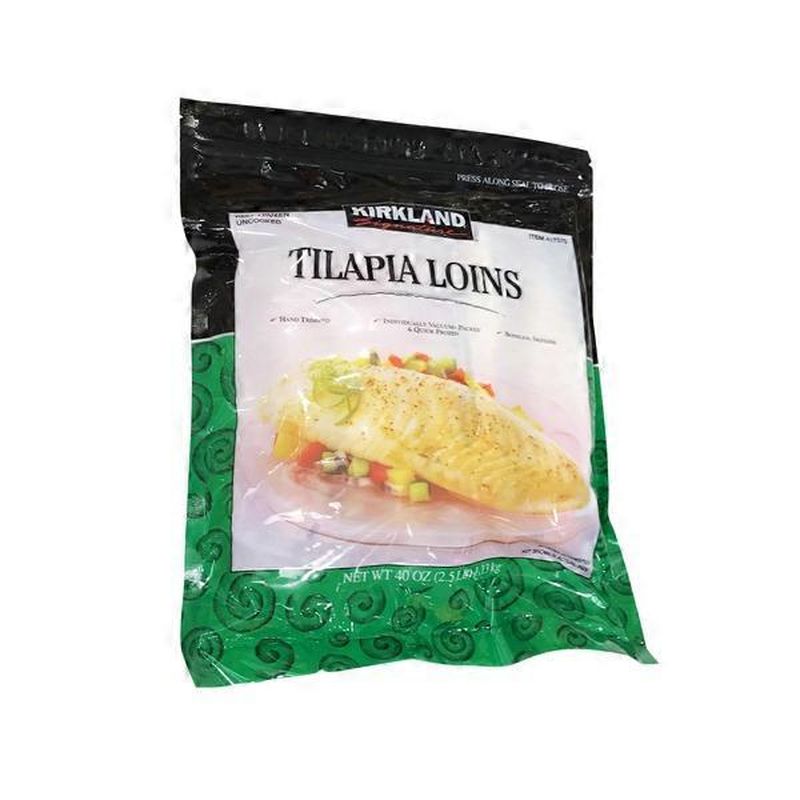 Kirkland Signature Tilapia Loins 2.5 Lb (2.5 lb) Instacart