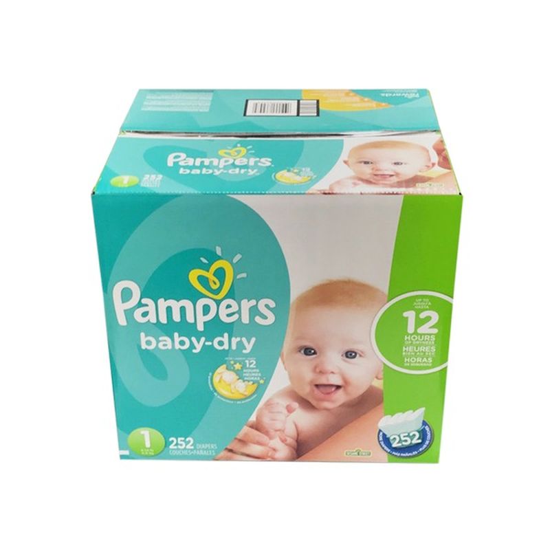 252 pampers baby dry