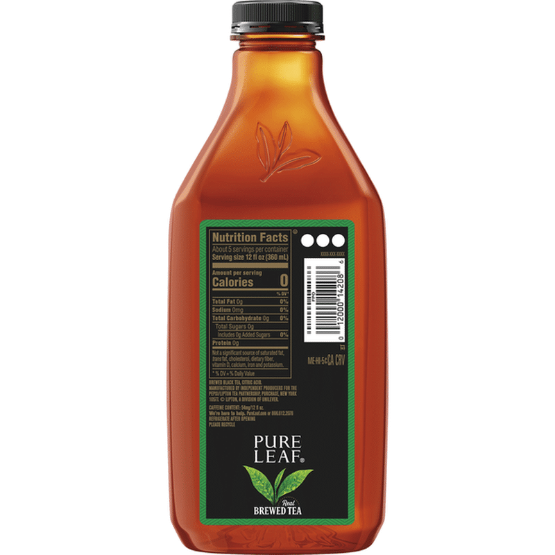 Pure Leaf Unsweetened Tea (64 fl oz) - Instacart