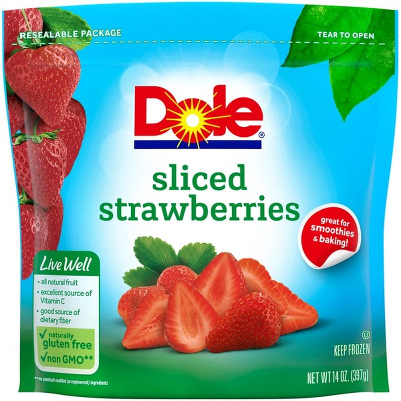 Dole Sliced Frozen Strawberries (14 oz) from WinnDixie Instacart